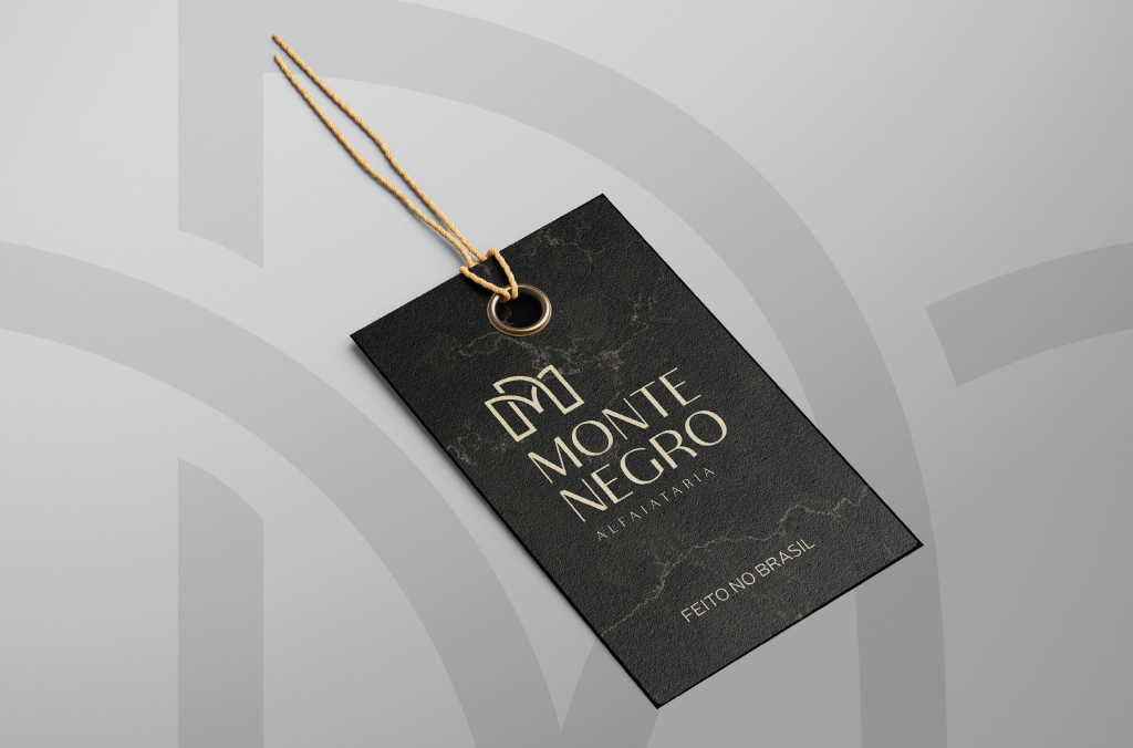 Identidade visual Montenegro Alfaiataria — ÉLOW Estúdio Design